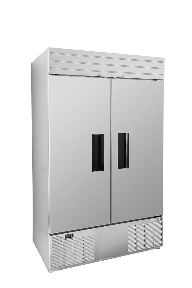 Habco Manufacturing Refrigeration & Ice Each Habco SE46HCSX Solid Door . Two-section Refrigerator