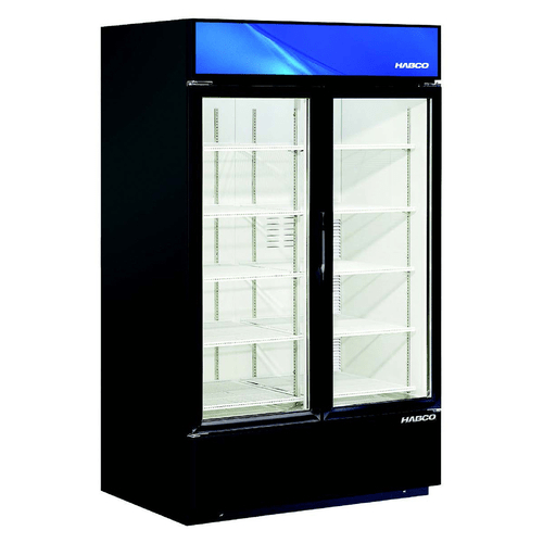 Habco Manufacturing Refrigeration & Ice Each Habco SF46HCBXM Glass Door, two-section Display Freezer