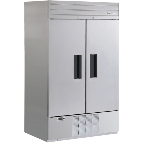 Habco Manufacturing Refrigeration & Ice Each Habco SF46HCSX Solid Door . Two-section Freezer
