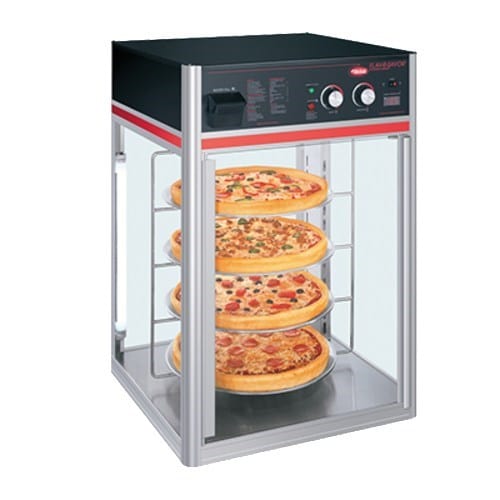Hatco Canada Display Warmers Each Hatco FSDT-1 FLAV-R-SAVOR Humidified 4-Pan Tier Pizza Warmer | Denson CFE
