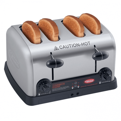 Hatco Commercial Toasters Each Hatco TPT-208 Pop-Up Commercial Stainless Steel Toaster, 4-Slot, 208V | Denson CFE