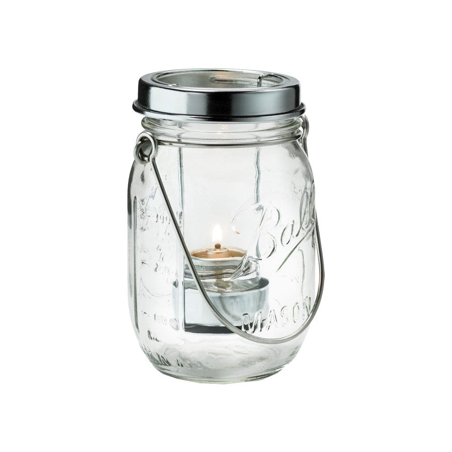 Hollowick Smallwares Each Hollowick 1610C Firefly Tealight Candle Holder with Hanging Cradle - 5 1/4" x 3", Clear | Denson CFE