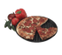 HS Inc. Pizza Plate Each HS Inc. HS1031 14" Charcoal Polypropylene Pizza Pleezer Pizza Tray