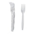 Hy Stix Disposables Case Fork MW Polystyrene White IW Med Length, Case 1000