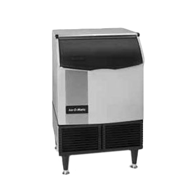 Ice-O-Matic Commercial Ice Equipment and Supplies Each Ice-O-Matic ICEU220HA 24.54" Air-Cooled Undercounter Half Cube Ice Machine - 238 lb.