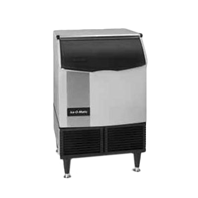 Ice-O-Matic Commercial Ice Equipment and Supplies Each Ice-O-Matic ICEU220HA 24.54" Air Cooled Undercounter Half Cube Ice Machine - 238 lb.