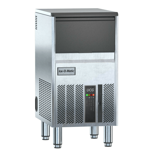 Ice-O-Matic Commercial Ice Equipment and Supplies Each Ice-O-Matic UCG060A Undercounter 69 lb Per Day Gourmet Cube-Style Air-Cooled Ice Machine With Built-In 17 1/2 lb Capacity Bin, R290A Hydrocarbon Refrigerant, 115V