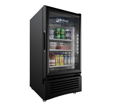 Imbera USA Merchandising and Display Refrigeration Each Imbera VR04 19" One Section Glass Door Merchandiser - (1) Right Hinge Door, 115v