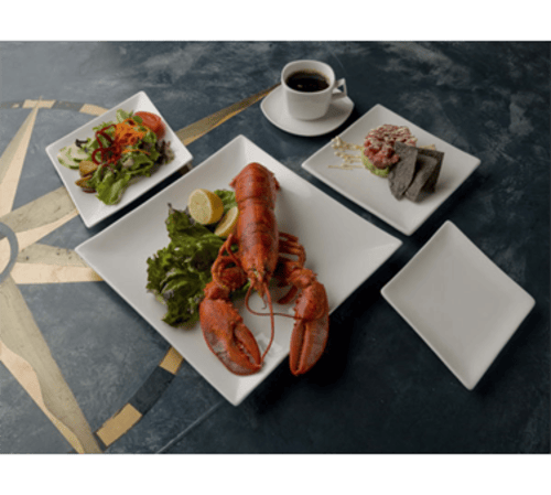 International Tableware Dinnerware Dozen International Tableware PA-8 Plate, 9" x 9", Square Coupe | Denson CFE