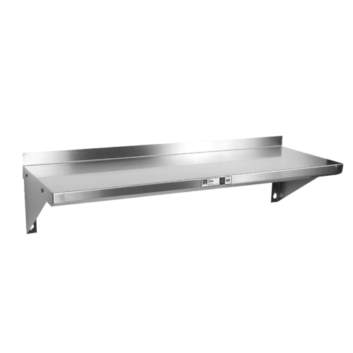 John Boos & CO. Storage & Transport Each John Boos BHS1648-T Tubular Wall Mounted Shelf 48"W x 16"D | Denson CFE