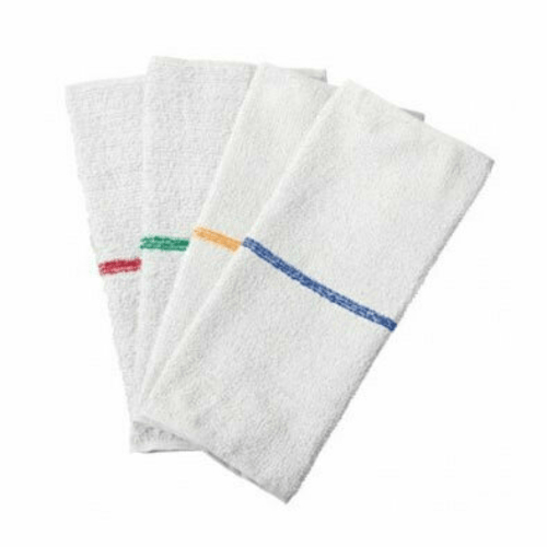 John Ritzenthaler Company Bar Supplies Bar Towel, 16", x 19", 100% high grade cotton, white wi
