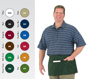 John Ritzenthaler Company Clothing & Textiles Each Waist Apron, Brown