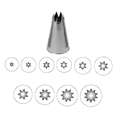Johnson & Rose Canada Clearance Items Each Johnson-Rose 429 Cake Decorating Tube, Star, Size 9 | Denson CFE