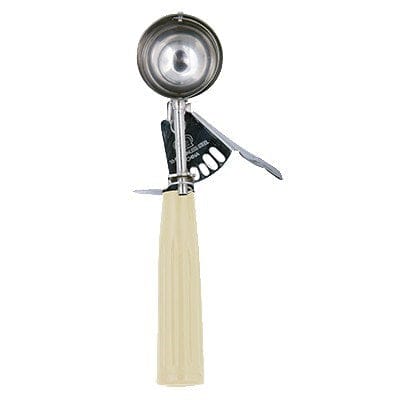 Johnson & Rose Canada Clearance Items Each Johnson & Rose DP-10 Portion Control Disher, 3-3/4 oz., Ivory Color-Coded Handle | Denson CFE