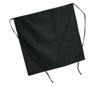 Johnson & Rose Canada Essentials Each Johnson Rose Half Apron - Black 27-1/2" x 26-1/2" 30985