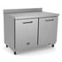 Kelvinator Commercial Undercounter Freezers Kelvinator KCHUCWT48F 48" 2 Door Worktop Freezer