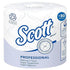 Kimberly-Clark Professional Disposables Case Scott Professional 100% Recycled Fiber Standard Roll Toilet Paper (13217), 2-Ply, White, Individually Wrapped Case of 80 | Denson CFE