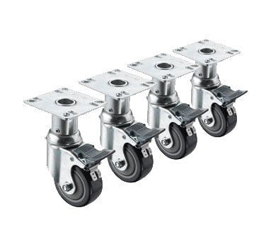 Krowne Metal Accessories Each Krowne Adjustable Height Plate Caster, 6" to 7" Height