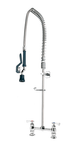 Krowne Metal Commercial Faucets Each Krowne 17-208WL 38"H Deck Mount Pre-Rinse Faucet – 1.2 GPM, Base with Nozzle | Denson CFE