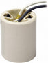 Leviton Unclassified Each Leviton 10085-5 Medium Base, One-Piece, Keyless, Incandescent, Glazed Porcelain Lampholder, Mounting Bushings, Single Circuit, White | Denson CFE