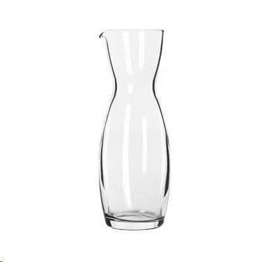Libbey Glass Beverage Service Each Libbey 10.75 Oz Glass Wine Carafe with 6 Oz & 9 Oz Pour Lines, 12 / Case | Denson CFE