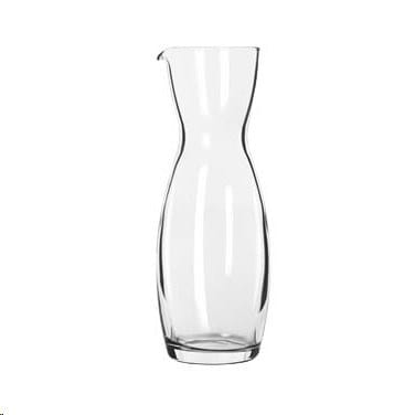 Libbey Glass Beverage Service Each Libbey 10.75 Oz Glass Wine Carafe with 6 Oz & 9 Oz Pour Lines, 12 / Case | Denson CFE