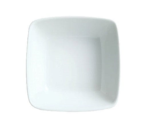 Libbey Glass China Dozen Libbey 911194431 – 14 oz Square Bowl with Reflections Pattern & Shape, Aluma White Body | Denson CFE