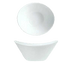 Libbey Glass Dinnerware Case - 3 Dozen Libbey 911194601 5 1/8" Oval Infinity Bowl with Reflections Pattern & Shape, Alumawhite Body | Denson CFE