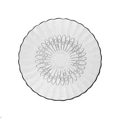 Libbey Glass Dinnerware Case of 3 Doz / Glass / Clear Libbey 15500 7 37/64" DuraTuff® Bouquet Glass Salad Plate | Denson CFE