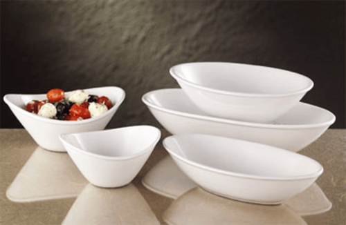 Libbey Glass Dinnerware Case / Porcelain / White Libbey INF-150 13 oz (cs of 24ea)Oval Porcelain Bowl, Bright White, Infinity | Denson CFE
