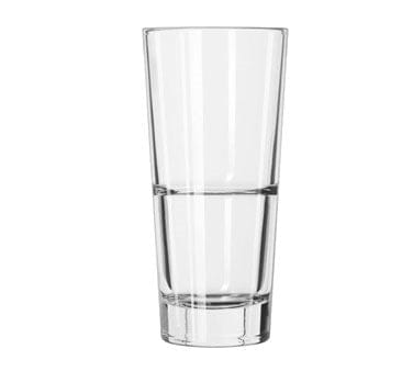 Libbey Glass Drinkware 1 Doz Libbey 15714 Endeavor 14 oz Stackable Beverage Glass - 12/Case | Denson CFE