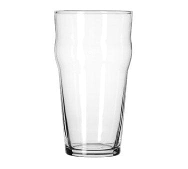 Libbey Glass Drinkware 3 Doz Libbey 14806HT 16 oz. No-Nik Heat Treated English Pub Glass with Safedge Rim