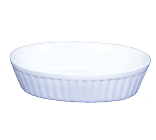 Magnum Bakeware Each Johnson-Rose 4004 Oval Baking Dish, White, Ceramic - 9 oz *Discontinued*