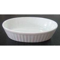 Magnum Bakeware Each Johnson-Rose 4004 Oval Baking Dish, White, Ceramic - 9 oz *Discontinued*