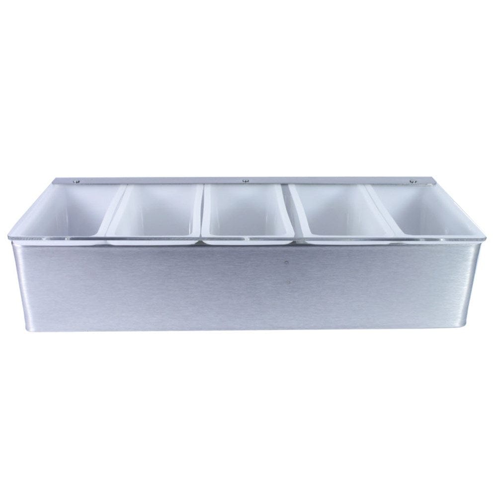 Magnum Bar Supplies EA Magnum MAG7945 Condiment Server 5 Pint Insulated Stainless Steel Body Plastic Top | Denson CFE