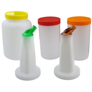 Magnum Bar Supplies EA / Yellow Magnum MAG6995 Pourer Barmix 1 Quart Yellow Lid | Denson CFE