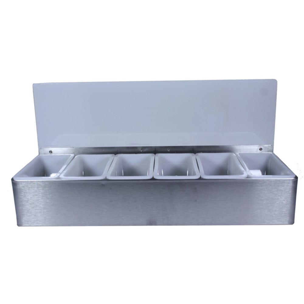 Magnum Bar Supplies Each Magnum MAG7946 Condiment Server 6 Pint Insulated Stainless Steel Body Plastic Top | Denson CFE