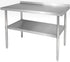 Magnum Commercial Work Tables and Stations Each Magnum MAWTB2424 Worktable 24 Inches Deep X 24 Inches Long X 35 Inches High With 4 Inches Backsplash | Denson CFE