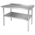 Magnum Commercial Work Tables and Stations Each Magnum MAWTB3036 Worktable 30 Inch Deep X 36 Inch Long X 35 Inch High With 4 Inch Backsplash | Denson CFE