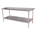 Magnum Commercial Work Tables and Stations Each Magnum MAWTS3060 Worktable Stainless Steel 30 Inches Deep X 60 Inches Long X 35 Inches High | Denson CFE