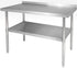Magnum Commercial Work Tables and Stations Each Magnum MAWTSB2436 Worktable Stainless Steel 24 Inches Deep X 36 Inches Long X 35 Inches High With Backsplash | Denson CFE