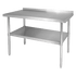 Magnum Commercial Work Tables and Stations Each Magnum MAWTSB3060 Worktable Stainless Steel 30 Inches Deep X 60 Inches Long X 35 Inches High With Backsplash | Denson CFE