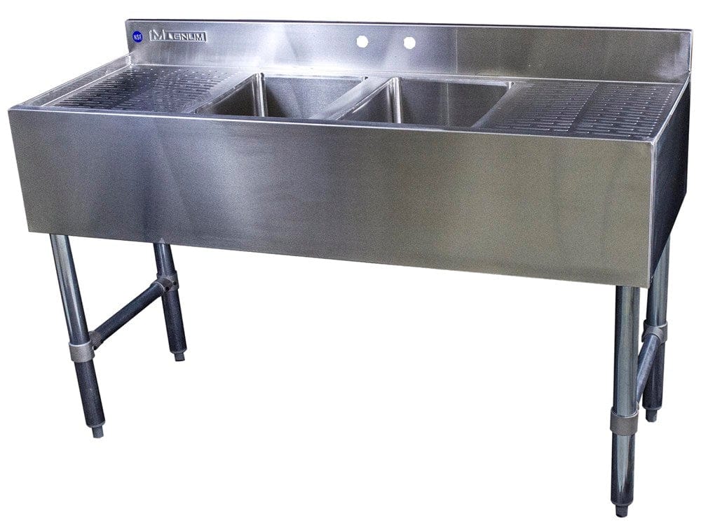 Magnum Compartment Sinks Each Magnum MA-BS-DB Bar Sink Double Bowl | Denson CFE