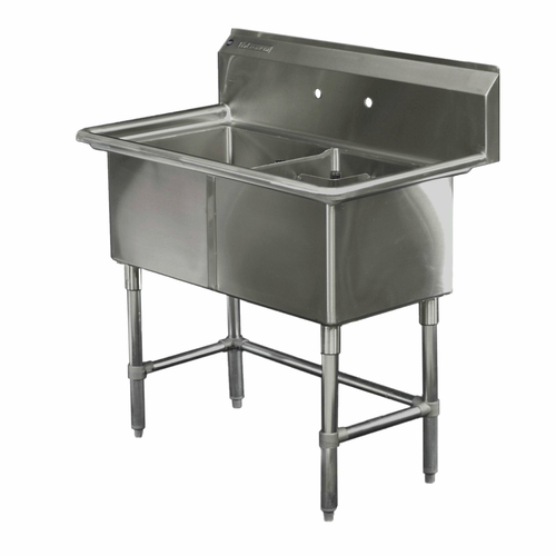 Magnum Compartment Sinks Each Magnum MA-S1821-2-0 Sink Double Bowl 18 Inch X 21 Inch | Denson CFE