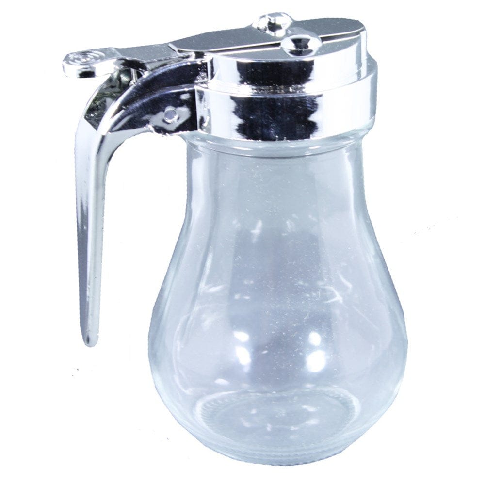 Magnum Condiments Etc Each Magnum MAG6605 Syrup Dispenser 6 Ounce Glass Jar With Stainless Steel Top | Denson CFE