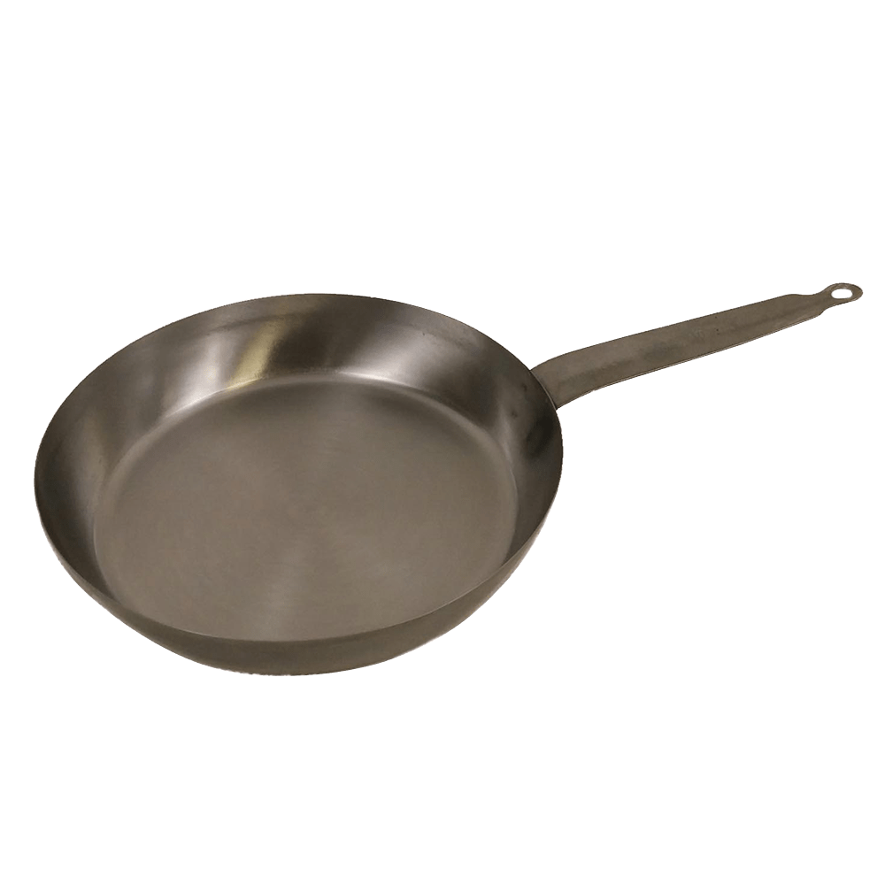 Magnum Cookware Each Magnum MAG3824  French Style Fry Pan, 9-1/2 " dia. x 1-1/2"H, round, welded handle, 18 gauge steel
