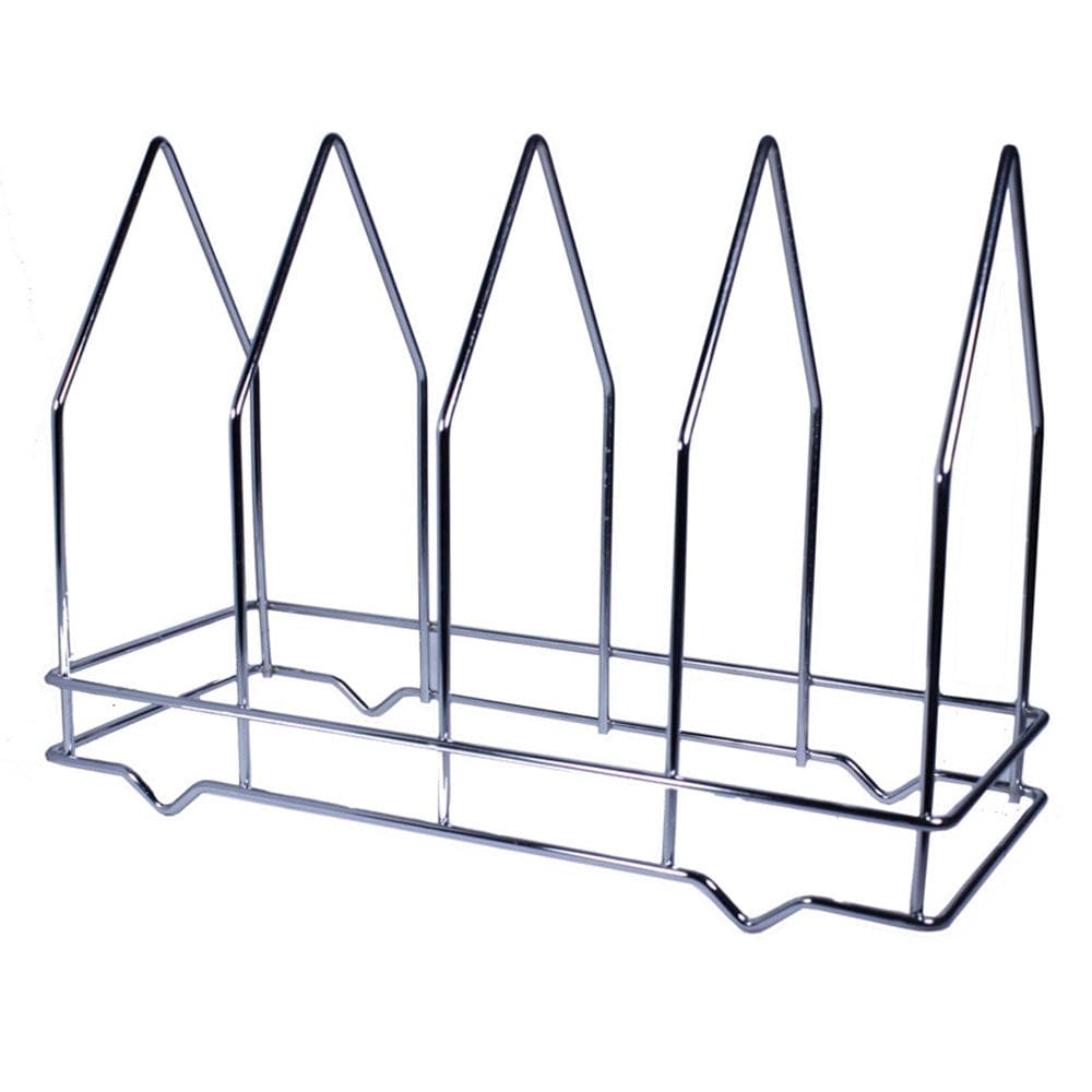 Magnum Pizza Supplies Each Magnum MAG6490 Rack For Wire Pizza Screens 14.5" X 6" X 10.25" - Chrome Plated | Denson CFE