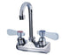Magnum Plumbing Each Magnum MA-FC-W4-5GL Faucet 4 Inch Centre Wall Mount 5.5 Inch Gooseneck Lever Handle | Denson CFE