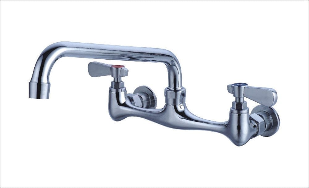 Magnum Plumbing Each Magnum MA-FC-W8-8L Faucet 8 Inch Centre Wall Mount 8 Inch Regular Spout Lever Handle | Denson CFE