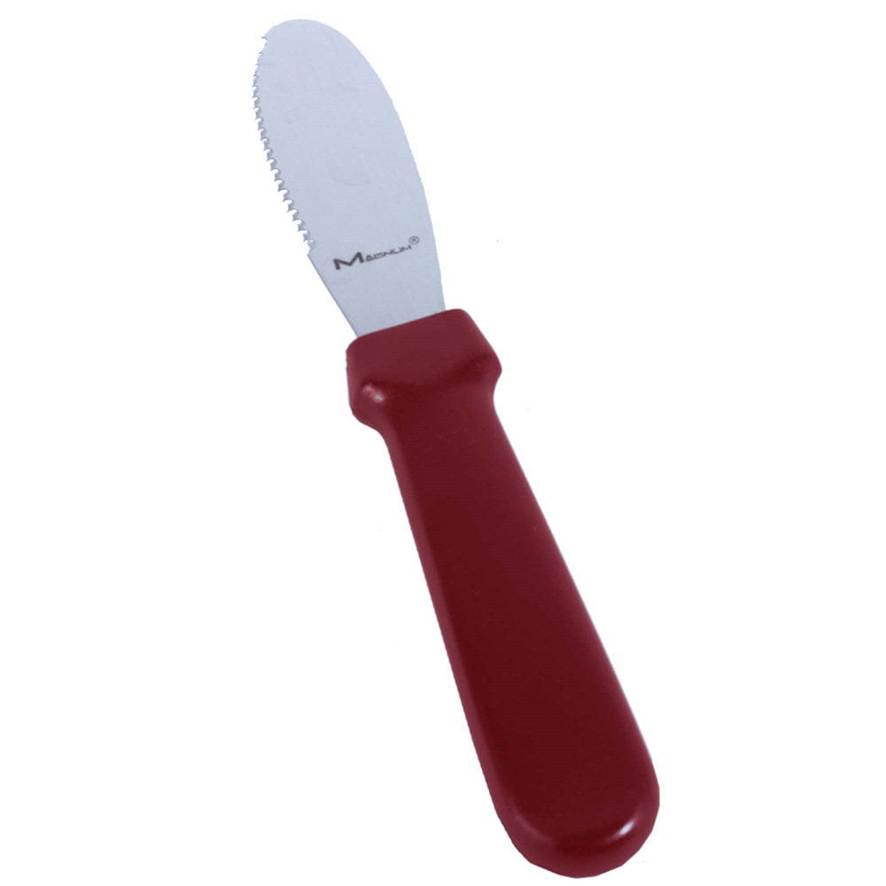 Magnum Smallwares EA Magnum MAG3055R Butter Spreader Plastic Handle Red 9.5 | Denson CFE